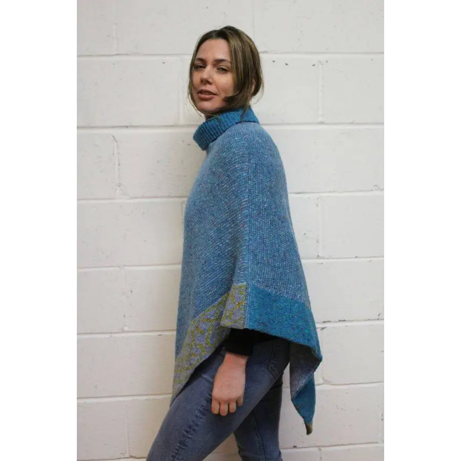 Mull Cape in Atlantic Donegal Wool - Cosy Essentials
