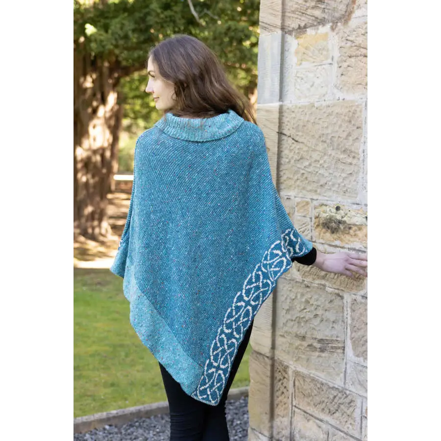 Mull Cape in Spearment Donegal Wool - Cosy Essentials