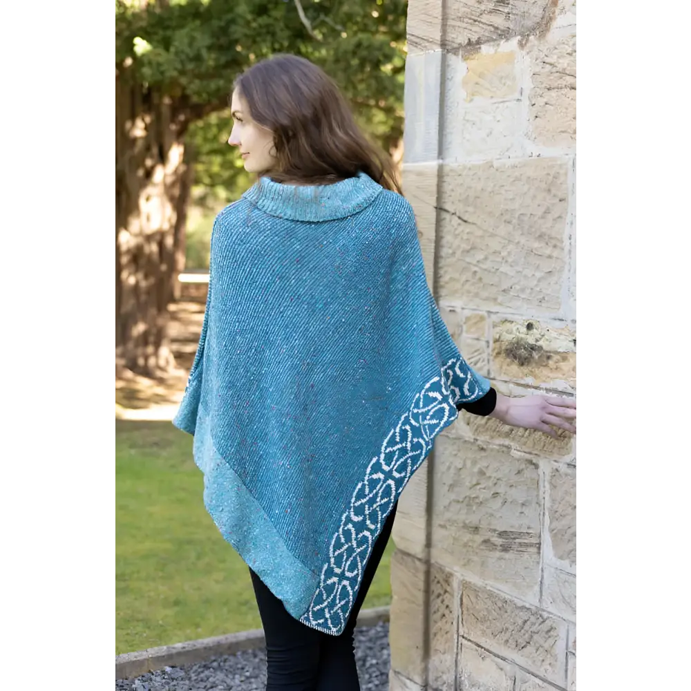 Mull Cape in Spearment Donegal Wool - Cosy Essentials