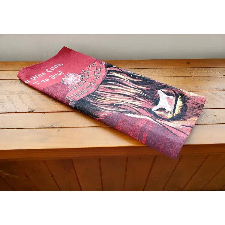 Och Aye The Moo Kitchen Towel - Scottish Home