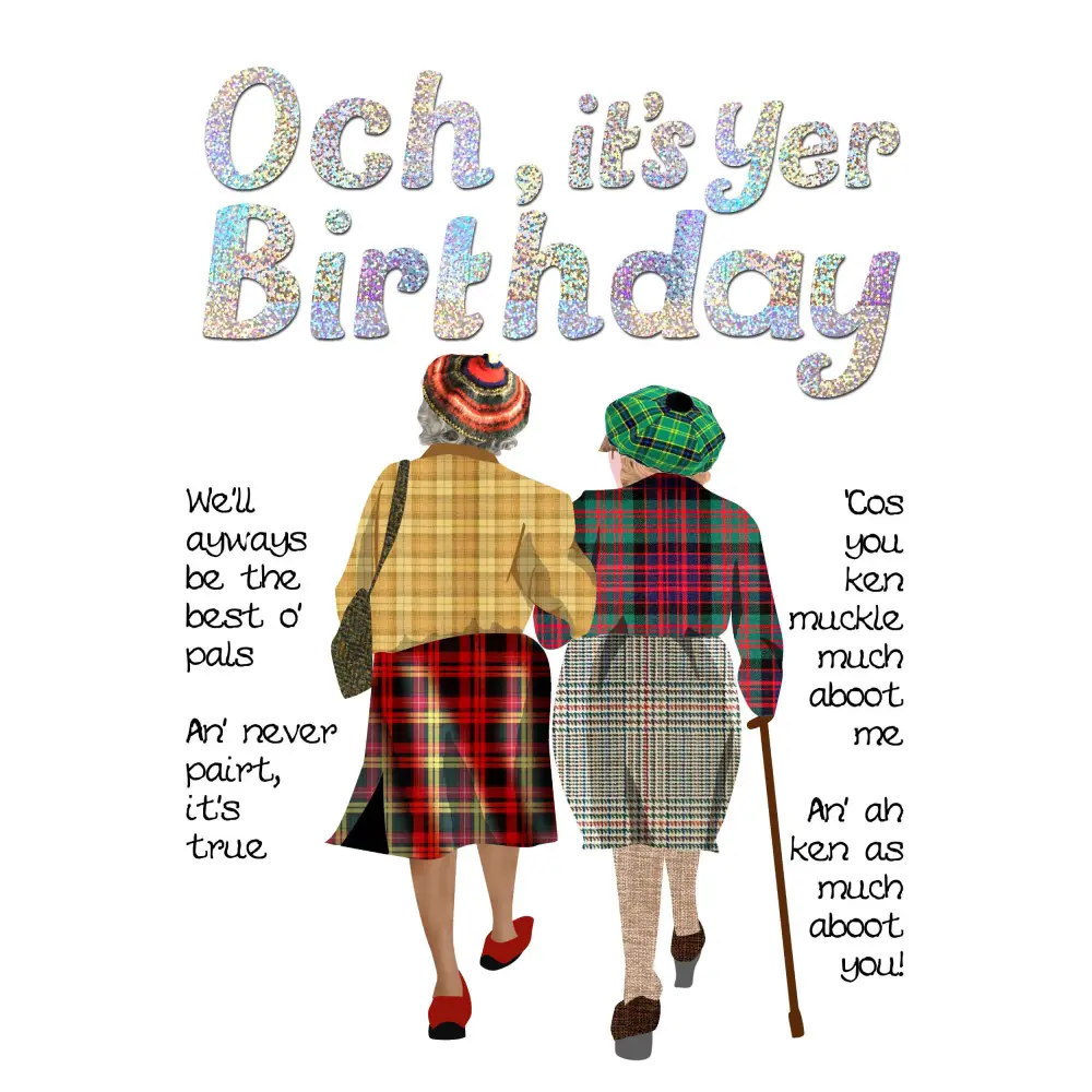 Och it’s Yer Birthday Card - Greeting & Note Cards