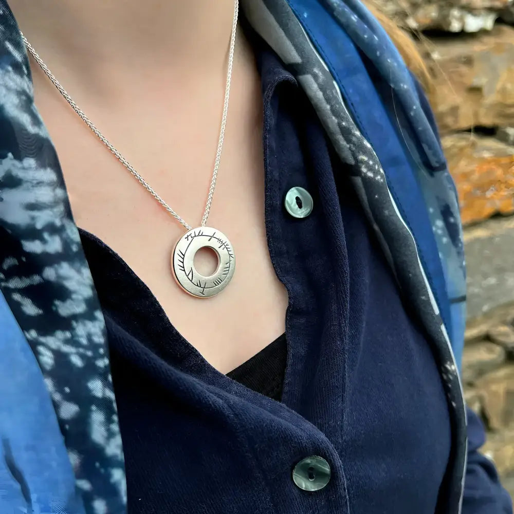 Ogham Pendant - Scottish Jewelry