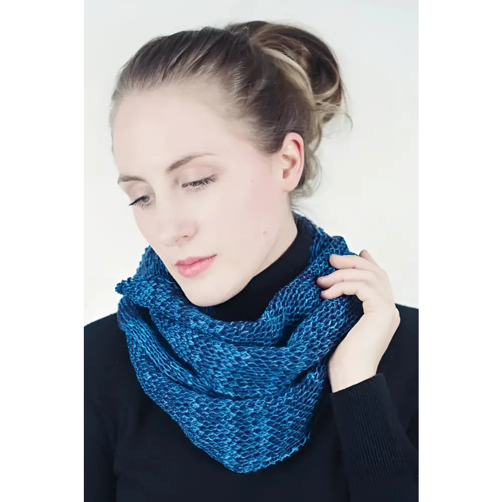Orkney Infinity Scarf - Denim - Cosy Essentials