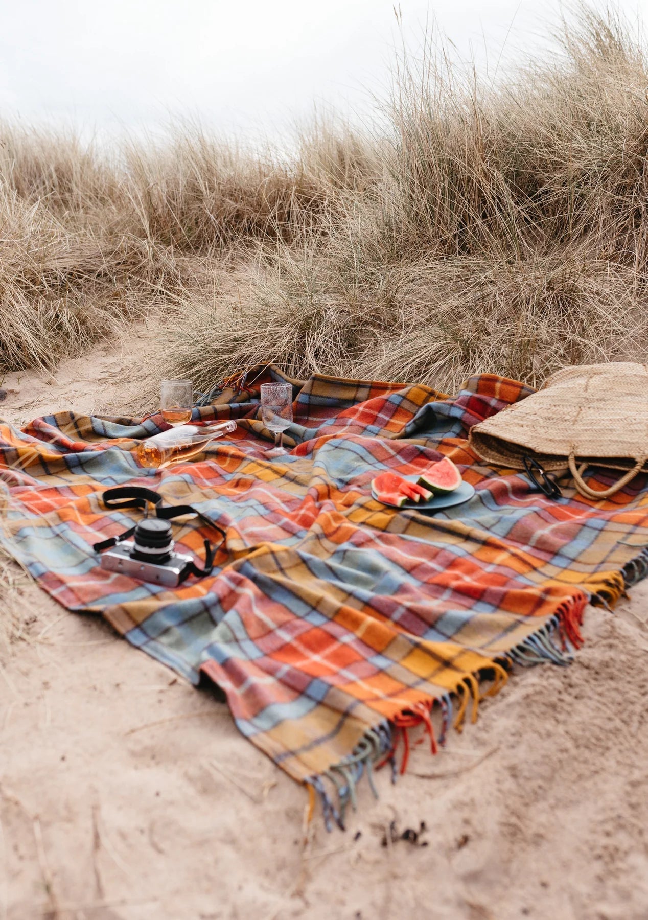 Picnic Blanket in Buchanan Antique Tartan | TBCo | Scottish Creations