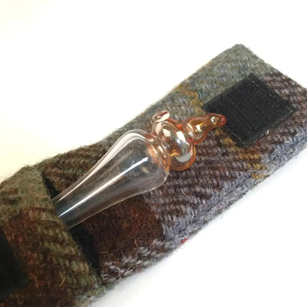 Pocket Dropper in Harris Tweed Case - Scottish Gift