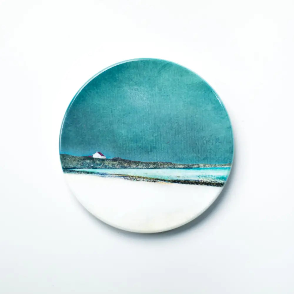 Red Croft Barra Ceramic Coaster - Scottish Home