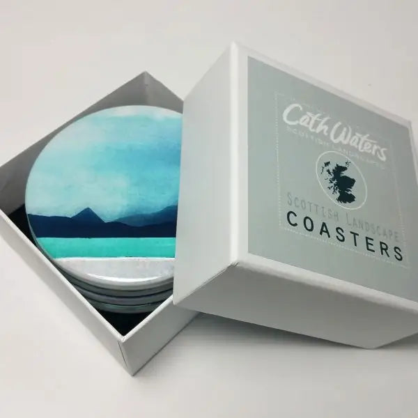 Reef Beach Isle of Lewis Ceramic Coaster - Scottish Home