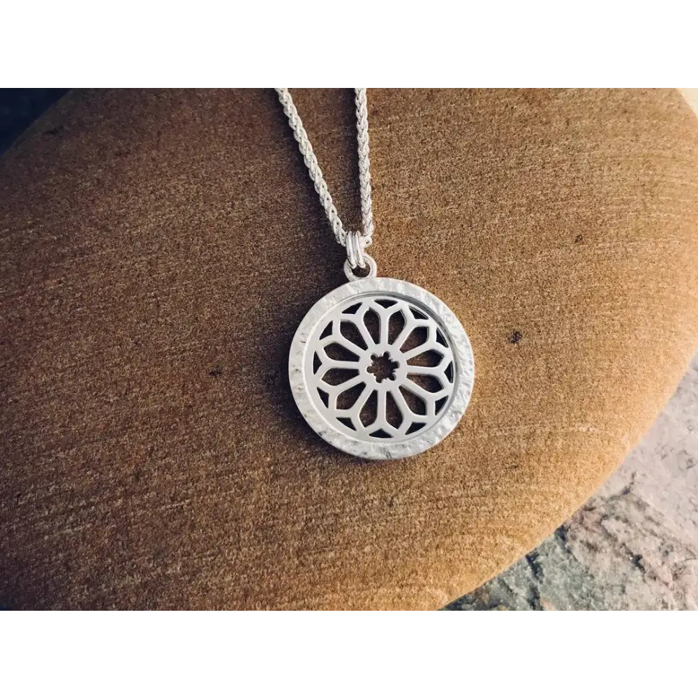 Rose Window Pendant - Scottish Jewelry