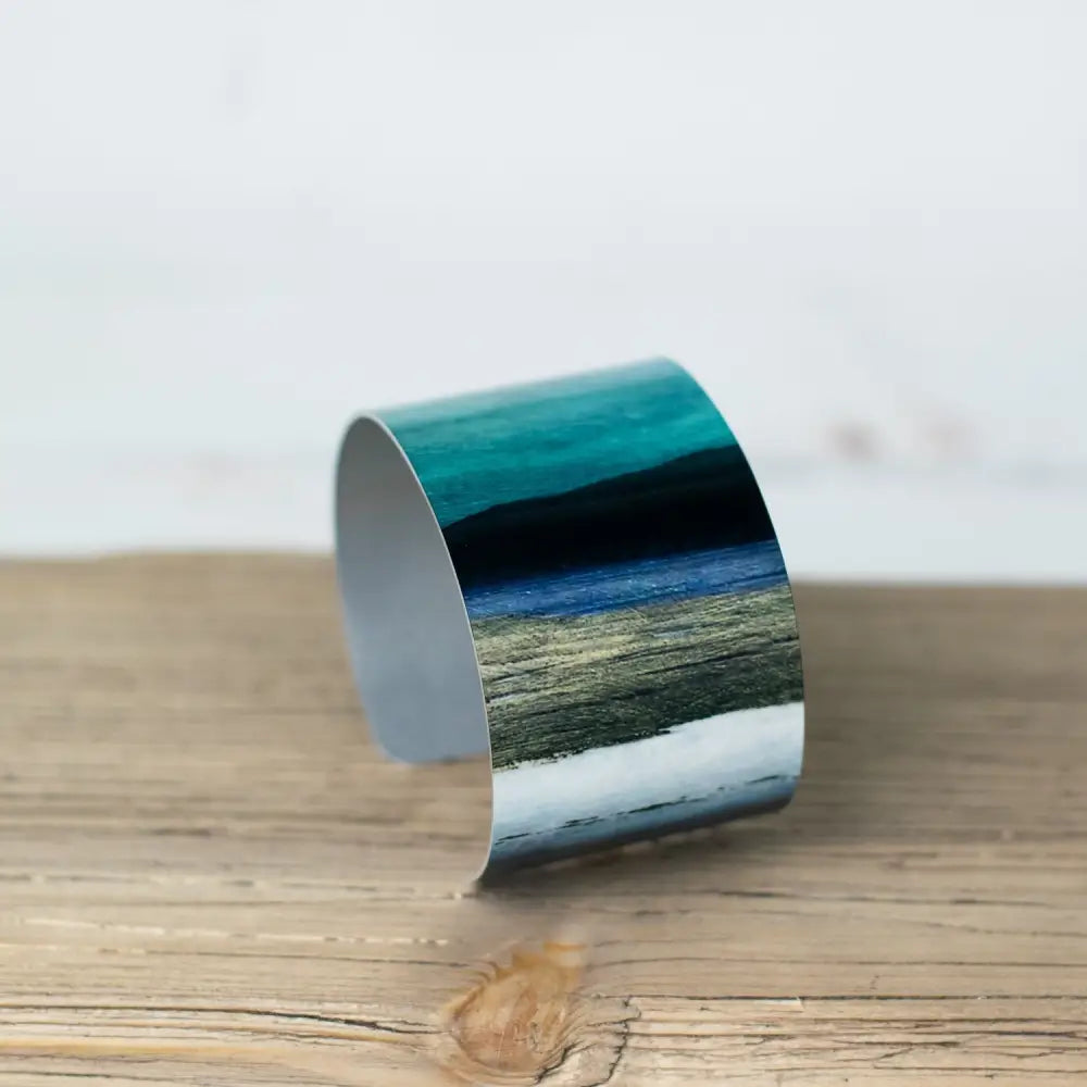 Salt Marshes Isle of Harris Cuff Bangle - Scottish Jewelry