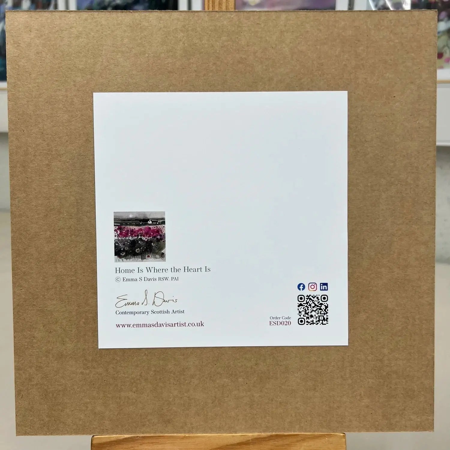 Greeting Card 'Home Is Where the Heart Is'