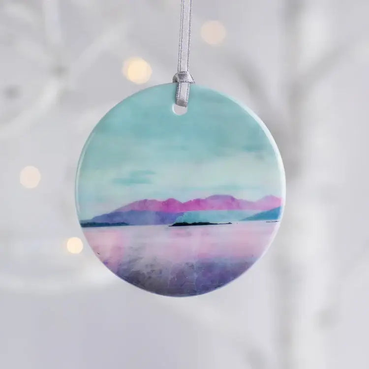 Scottish Art Porcelain Ornament - Arran from The Isle of Bute