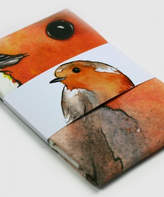 Scottish Robin Tea Towel | Clare Baird | Scottish Creations