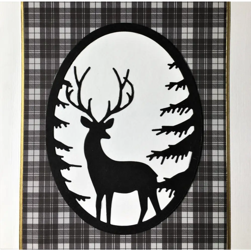 Scottish Stag Card - Art