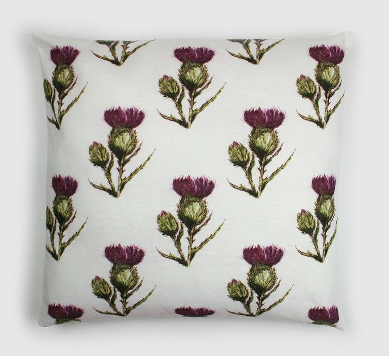 Scottish Thistle Pillow | Clare Baird | Scottish Creations