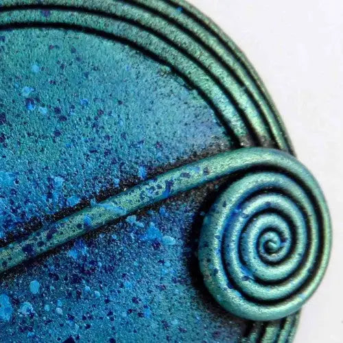 Scroll Wrap Pin - Blue - Cosy Essentials