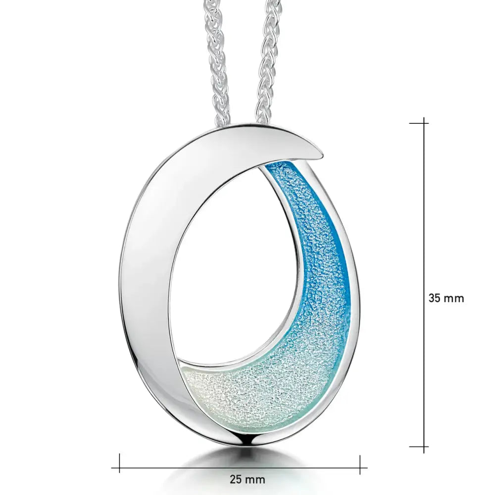 Sea & Surf Pendant - 16’’ - 18’’ / Ice - Scottish Jewelry
