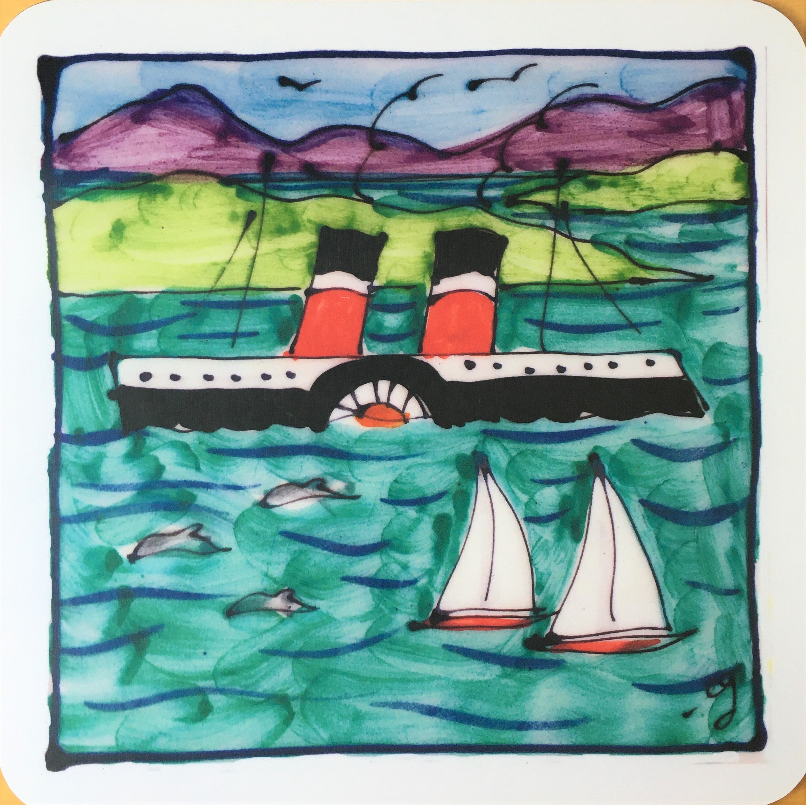 Seaside Placemats and Coasters | Elspeth Gardner | Scottish Creations