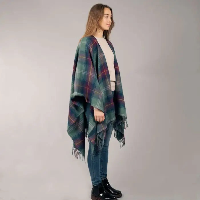 Serape in Auld Scotland Tartan