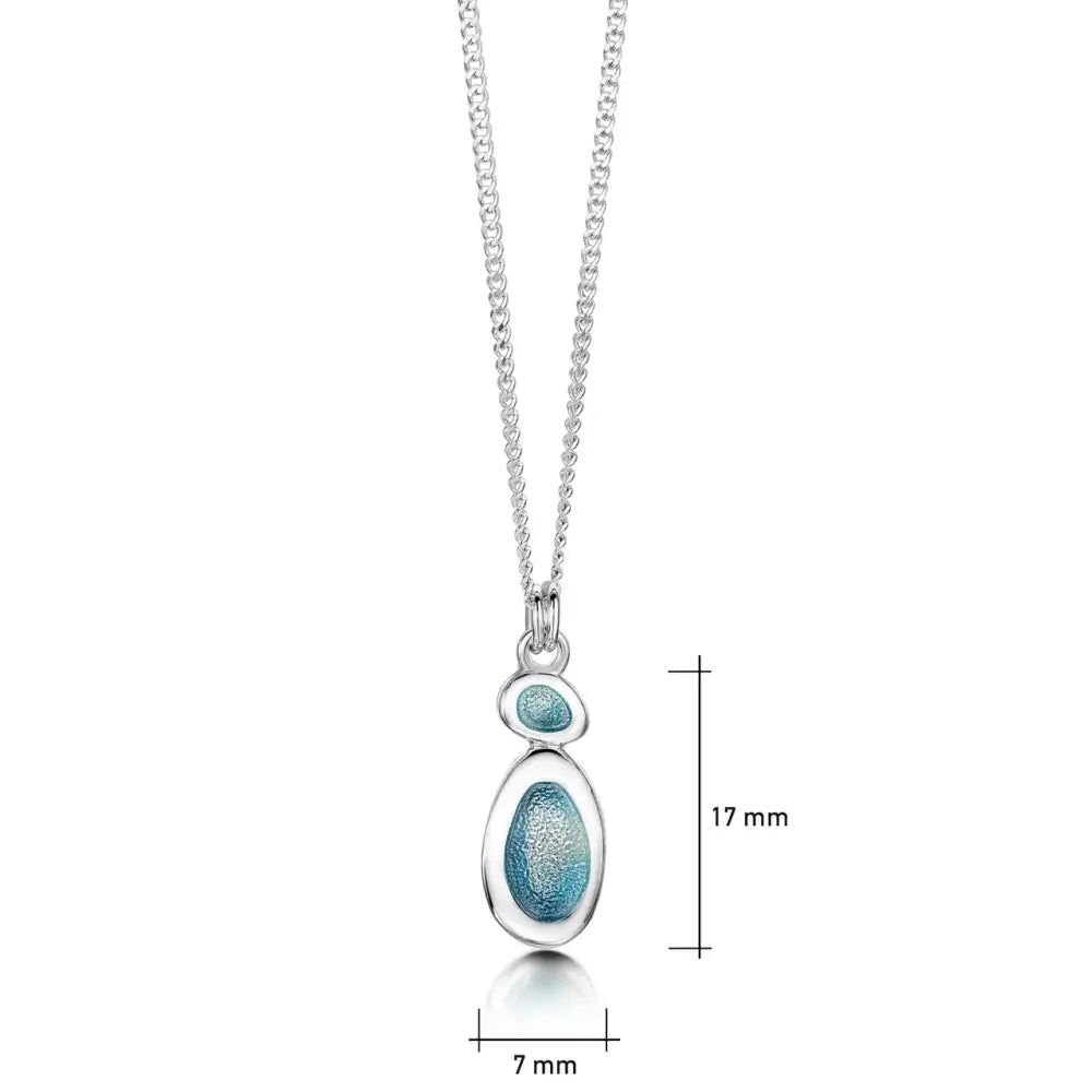 Shoreline Pebble 2 pebble Pendant - Scottish Jewelry