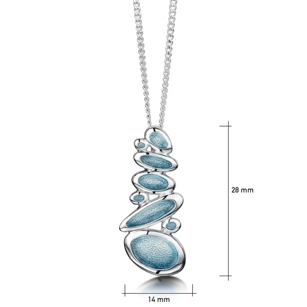 Shoreline Pebble Cluster Necklace - Scottish Jewelry