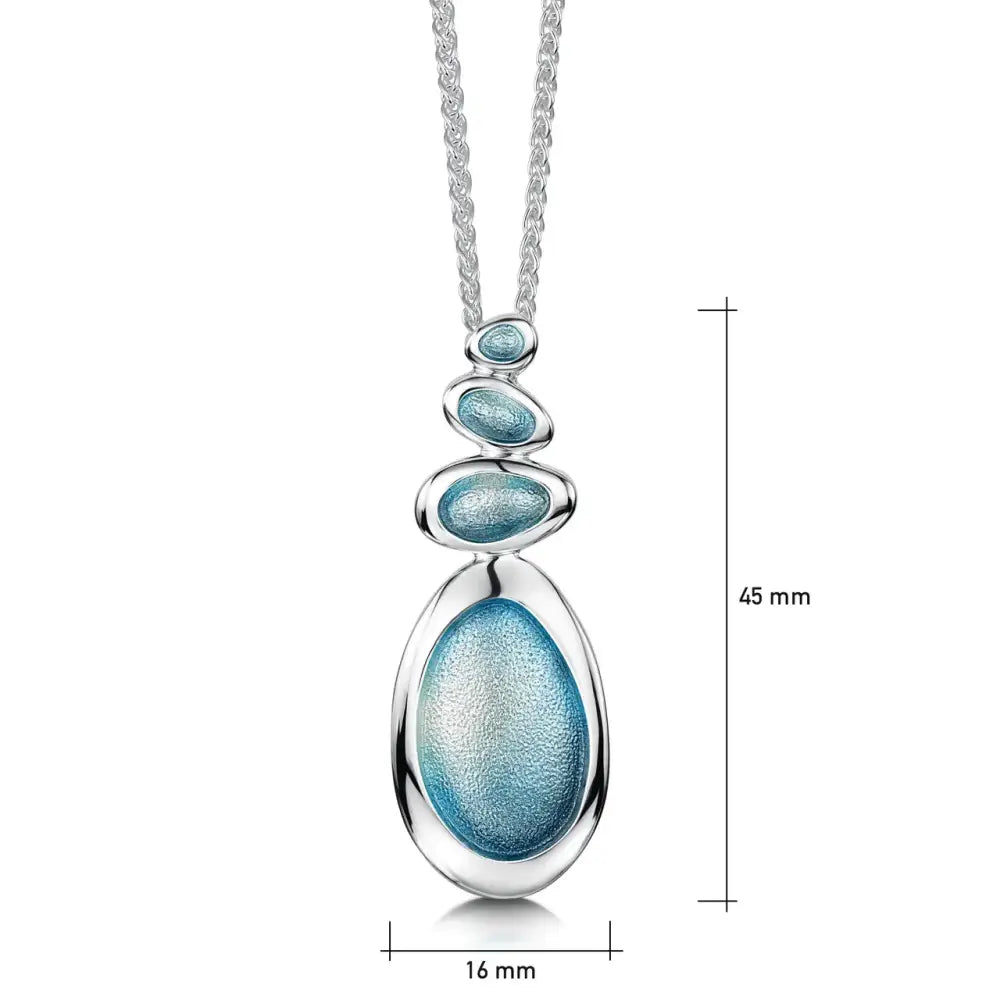 Shoreline Pebble Stack Pendant - Scottish Jewelry