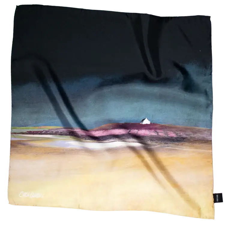 Silk scarf - The Isle of Uist - Scarves