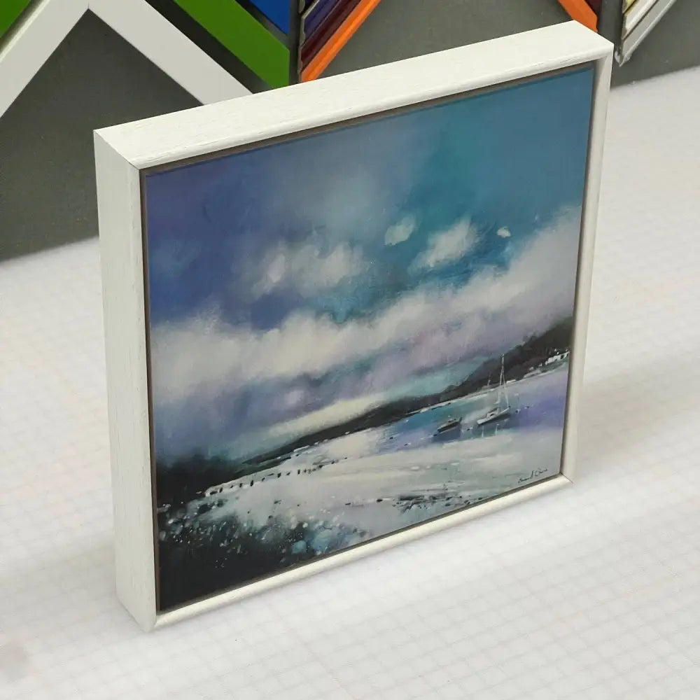 Silver Sands of Morar Framed Tile - Scottish Home