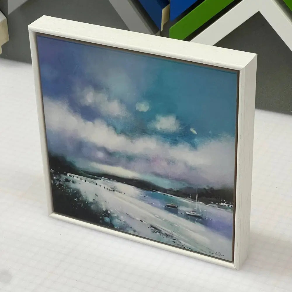 Silver Sands of Morar Framed Tile - Scottish Home