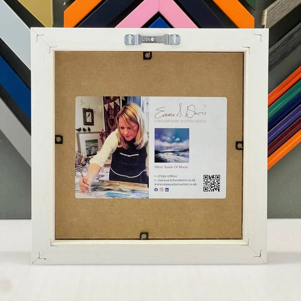 Silver Sands of Morar Framed Tile - Scottish Home