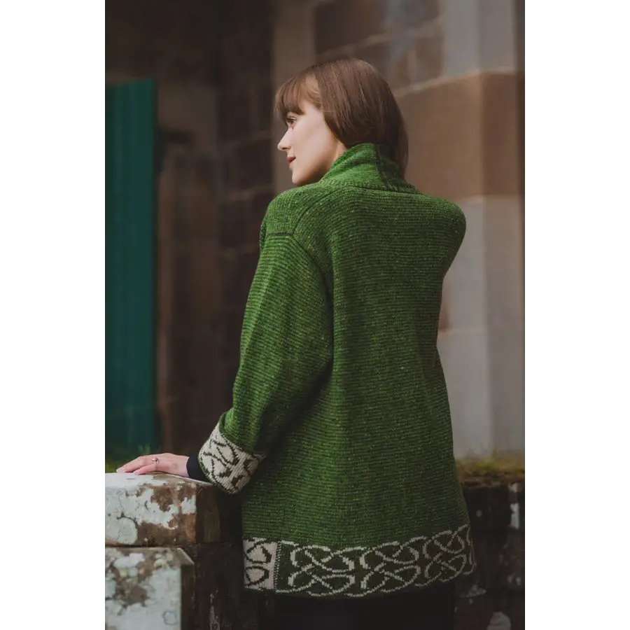 Skye Jacket in Clover Merino Wool - Cosy Essentials