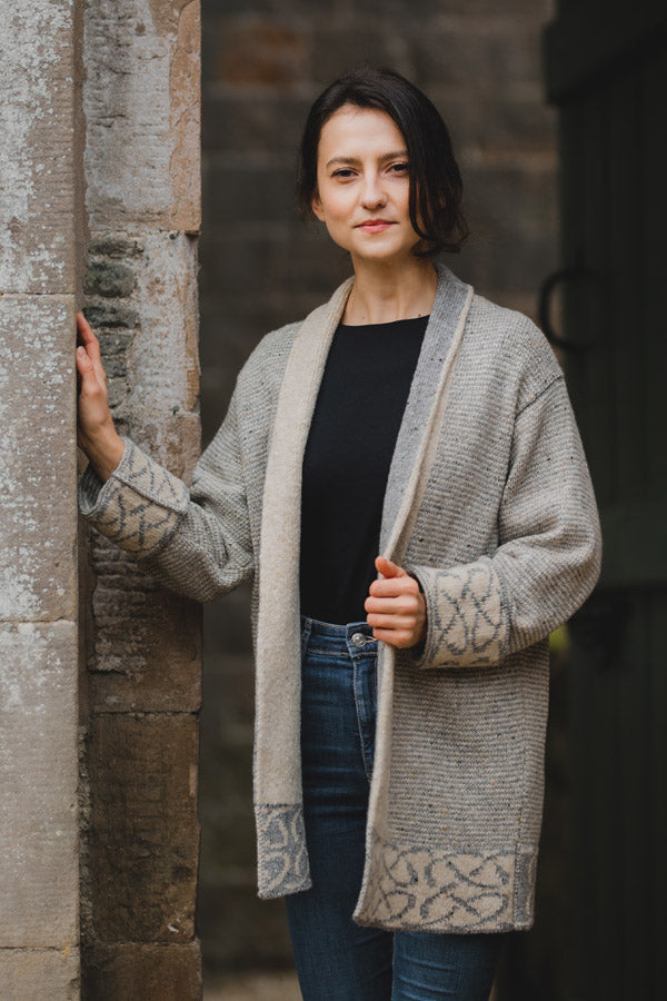 Skye Jacket in Mist Merino Wool | Bill Baber | Scottish Creations