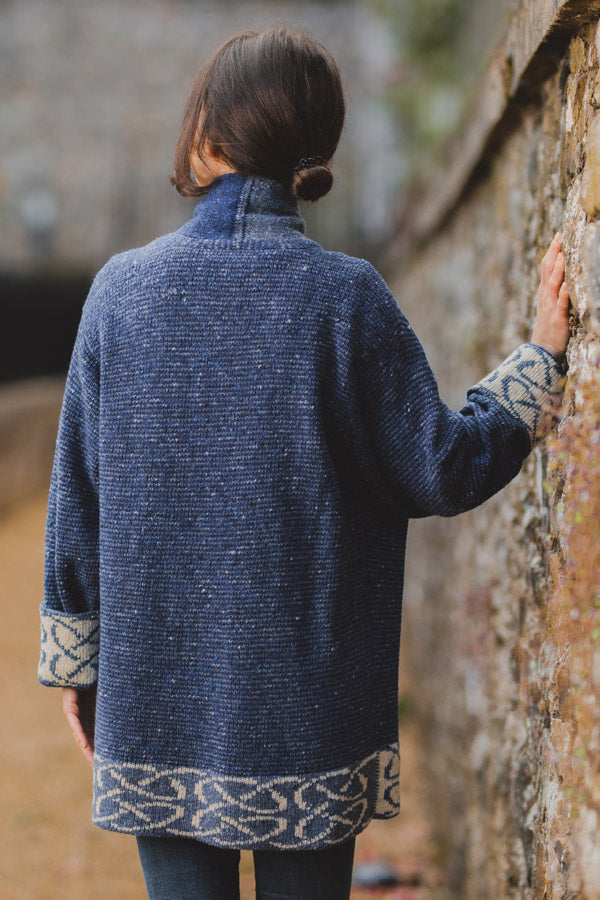 Skye Jacket in Royal Blue Merino Wool | Bill Baber | Scottish Creations