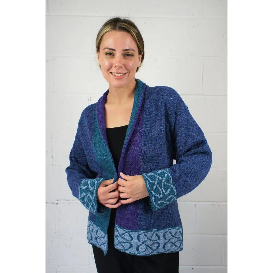 Skye Jacket in Thistle Merino Wool - Cosy Essentials