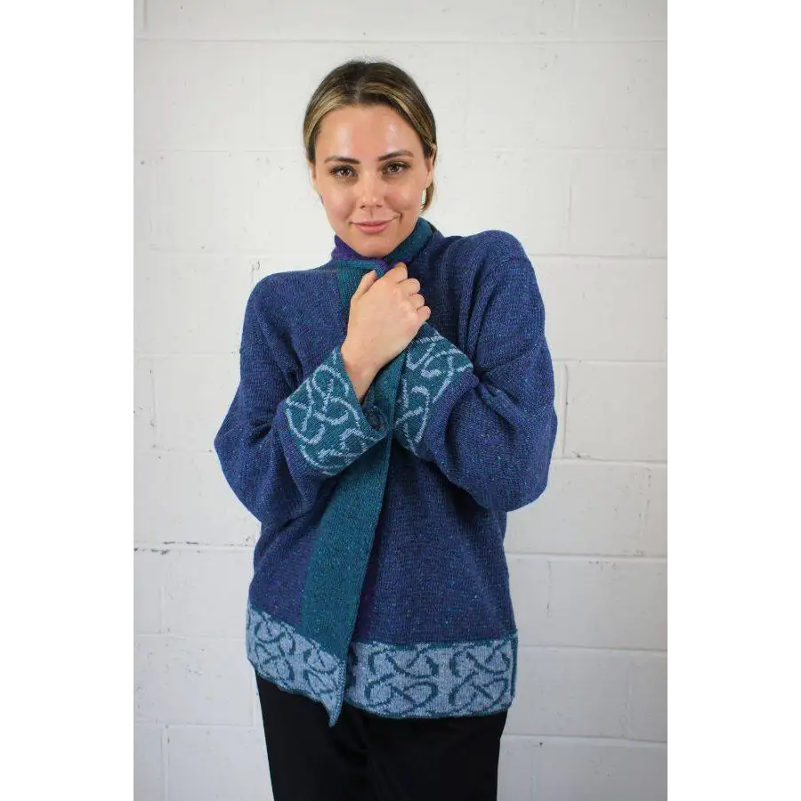 Skye Jacket in Thistle Merino Wool - Cosy Essentials