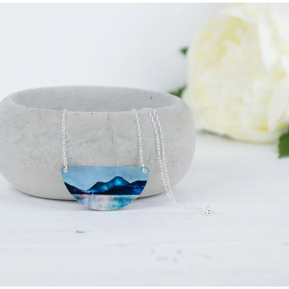 Sound of Mull Silver Necklace - Scottish Jewelry