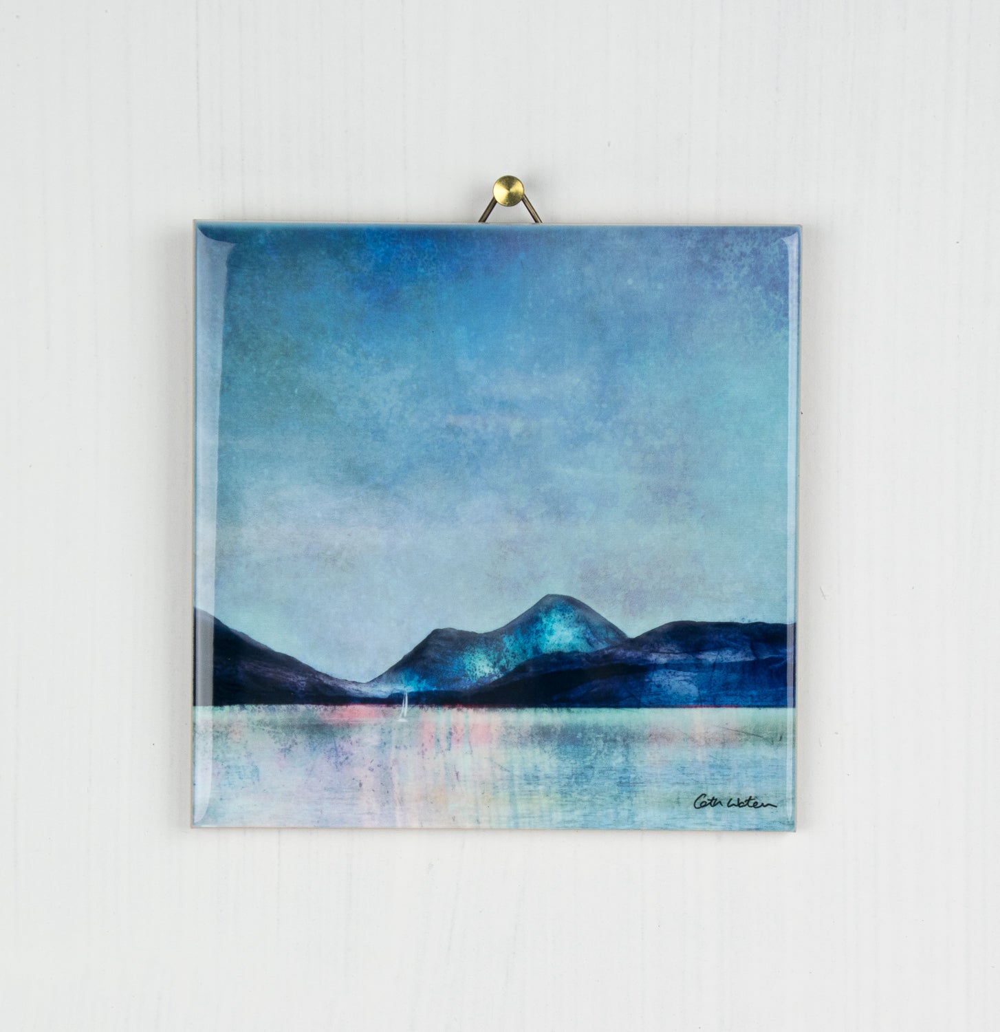 Sound of Mull Ceramic Tile | Cath Waters | Scottish Creations