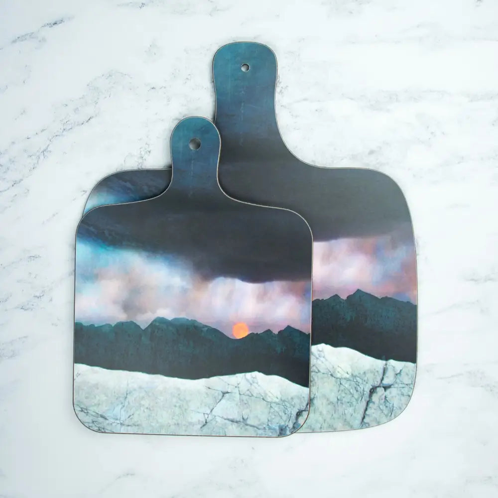 Strawberry Moon over the Isle of Skye Cutting Board - Scottish Home