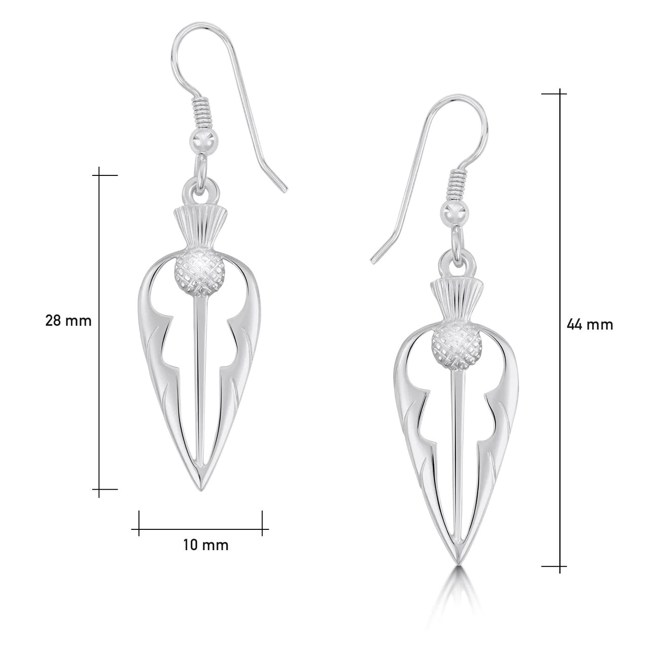 Thistle Earrings | Sheila Fleet | Scottish Creations