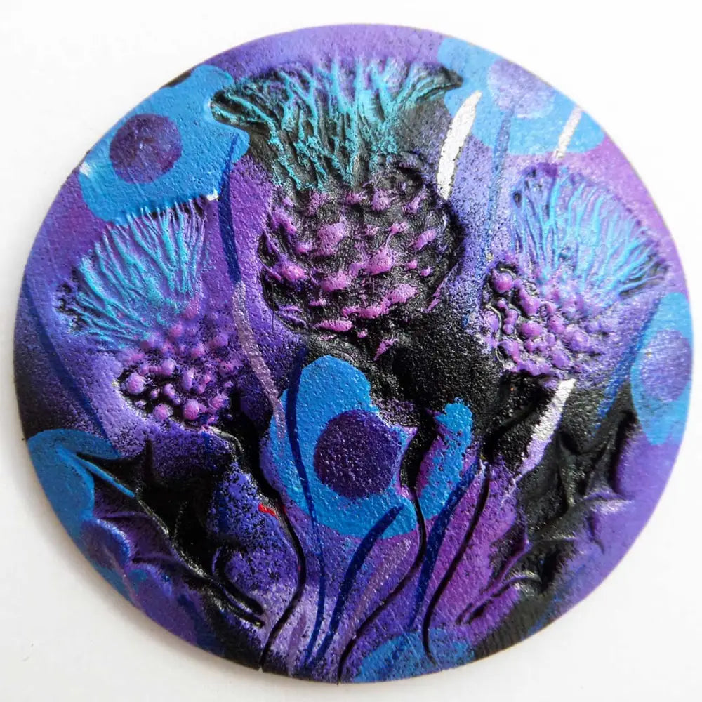 Thistle Wrap Pins - Purples - Cosy Essentials