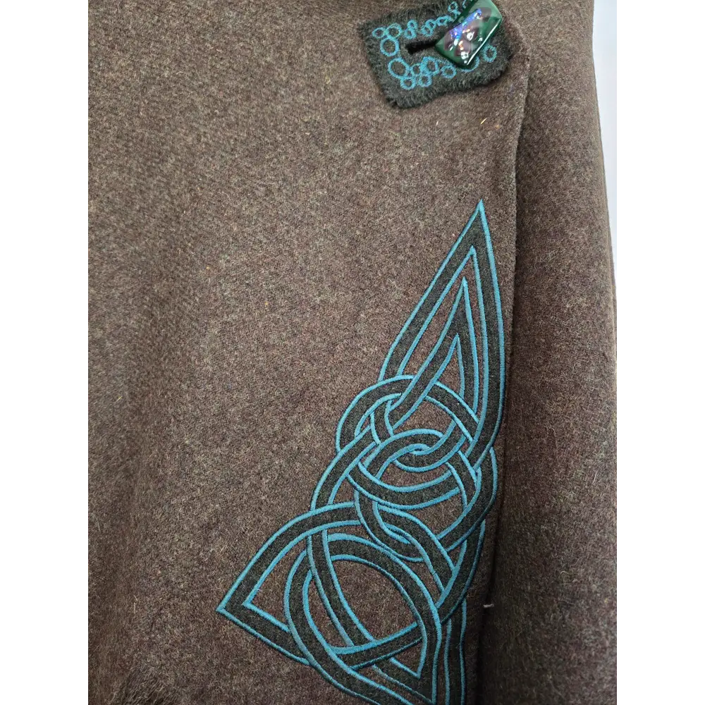 The Tweed Buttoned Wrap - Cosy Essentials