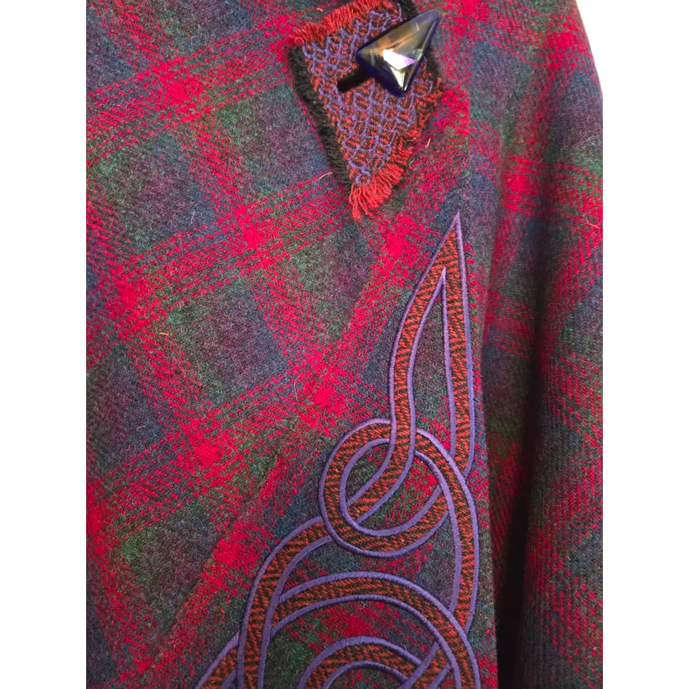 The Tweed Buttoned Wrap - Cosy Essentials