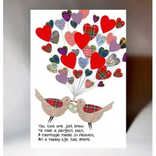 Wedding Love Birds Card - Greeting & Note Cards