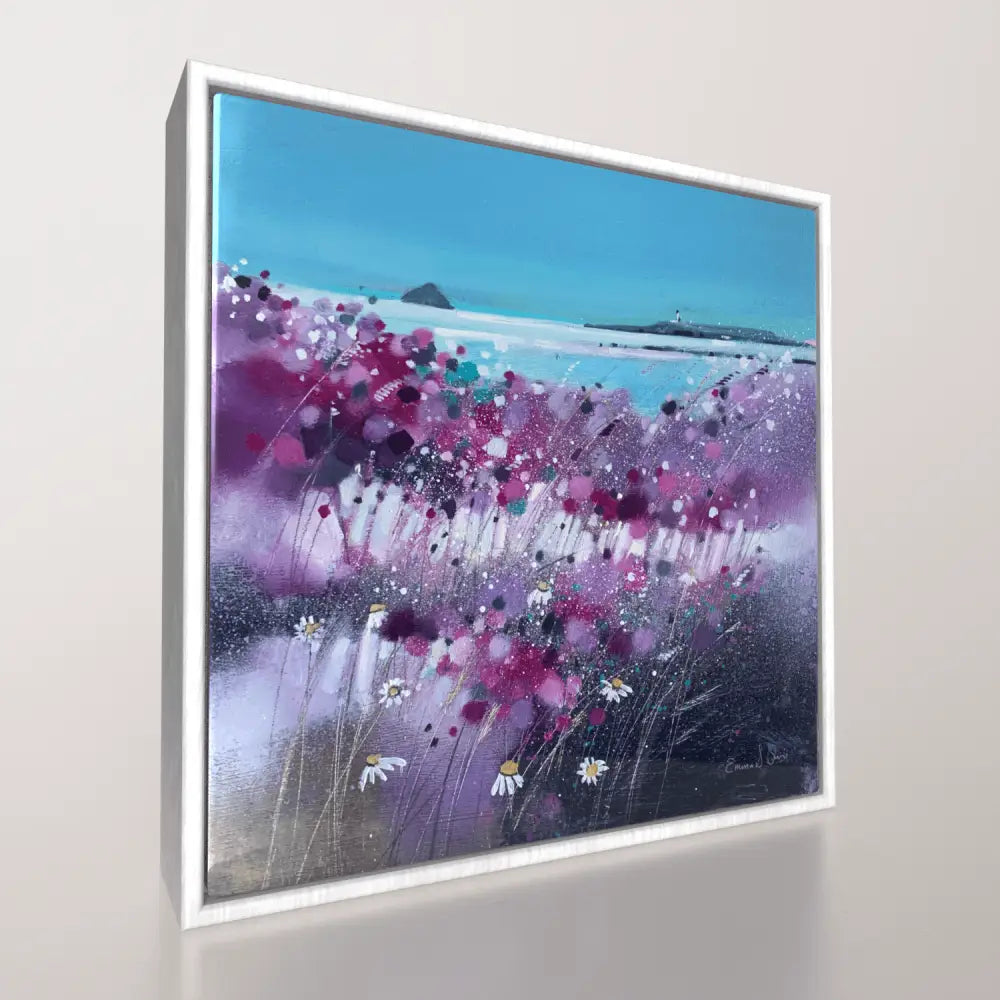 Wild Flowers Kildonan Arran Framed Tile - Scottish Home