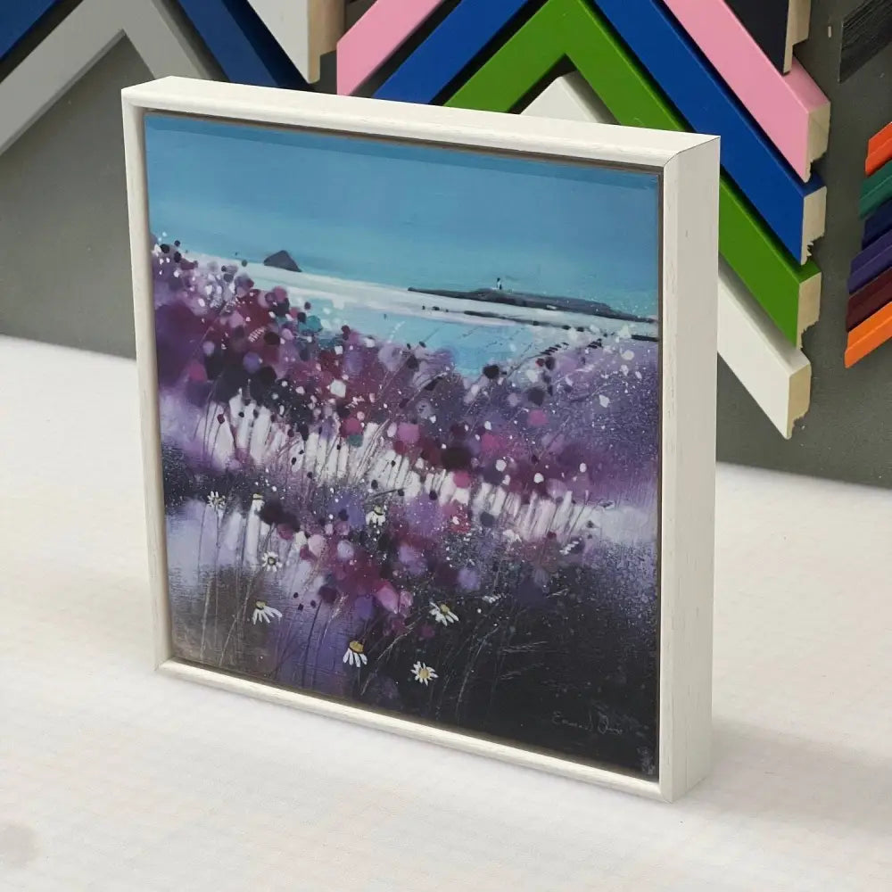 Wild Flowers Kildonan Arran Framed Tile - Scottish Home