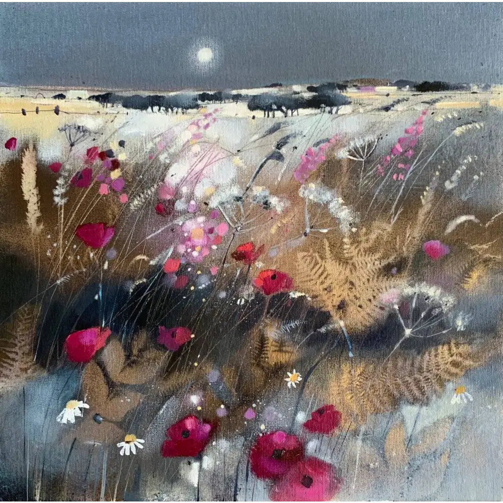 Wild Golden Fields East Neuk Framed Tile - Scottish Home