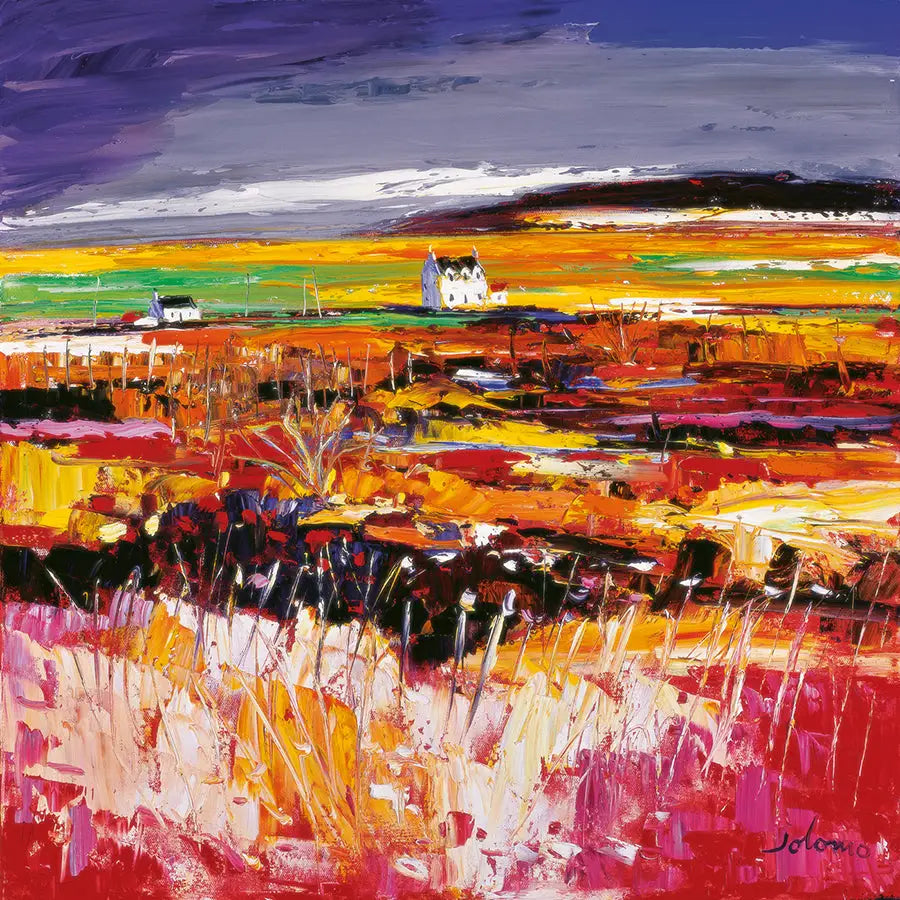 Winter at Duich Isle of Islay Card - Scottish Art