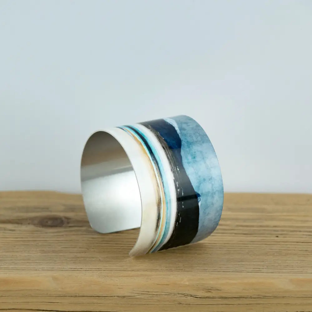 Winter Luskentyre Cuff Bangle - Scottish Jewelry