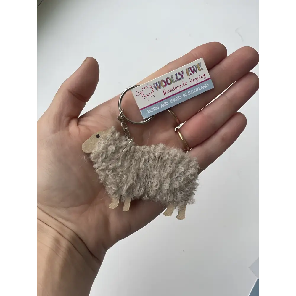 Woolly Ewe Keyrings - Blair - Scottish Home