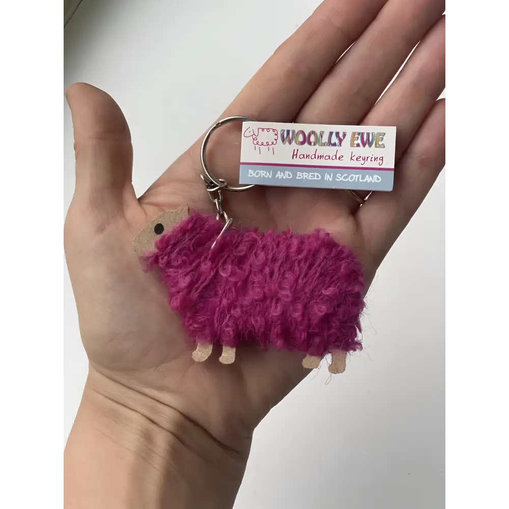 Woolly Ewe Keyrings - Flora - Scottish Home