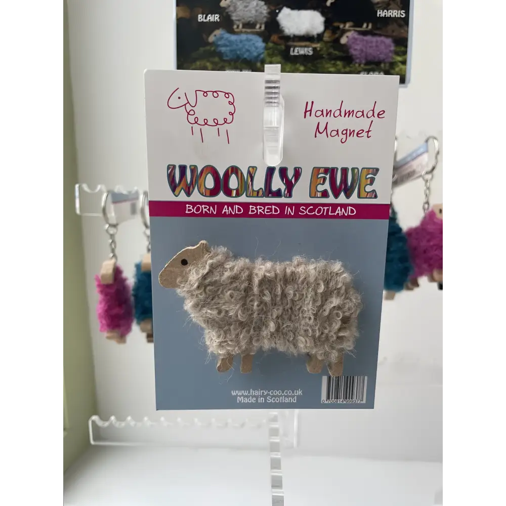 Woolly Ewe Magnet - Blair - Scottish Home